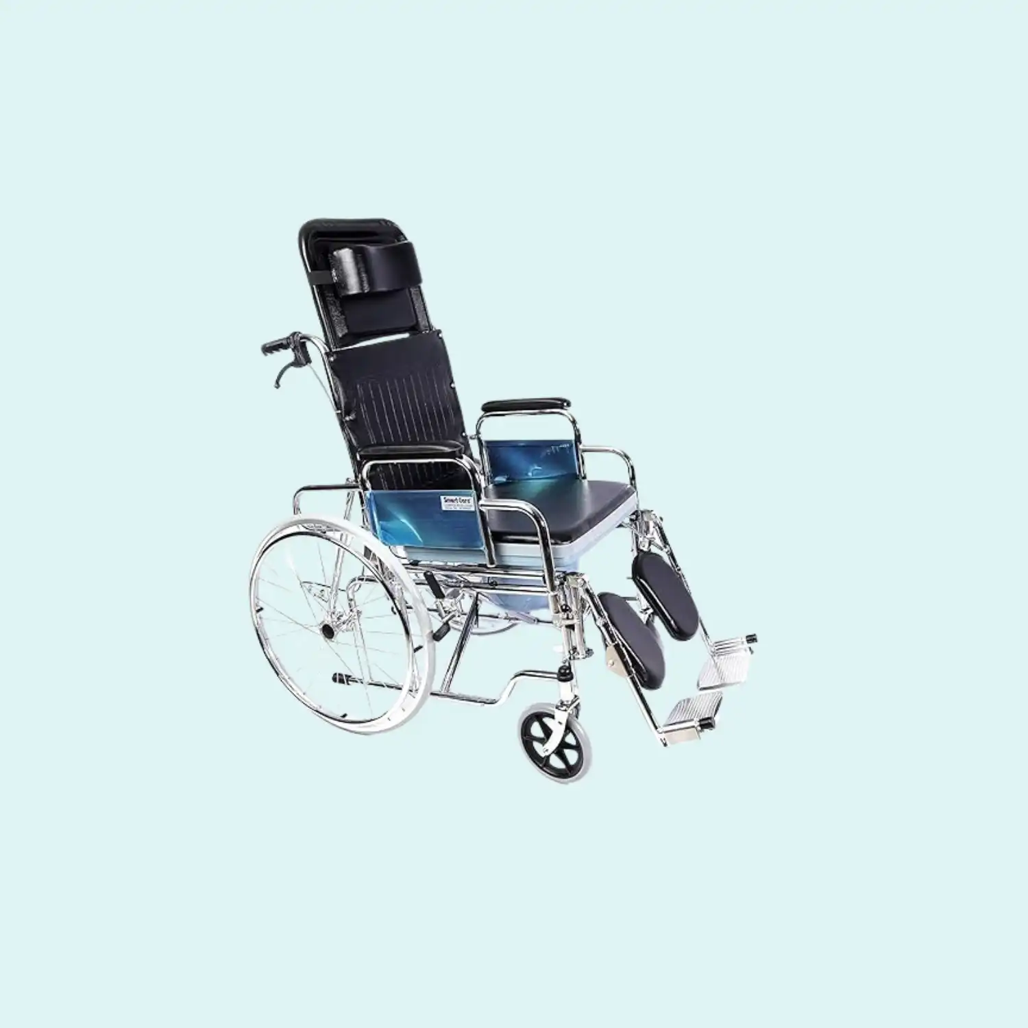 Recliner Wheelchair with Commode rental home setup bangalore